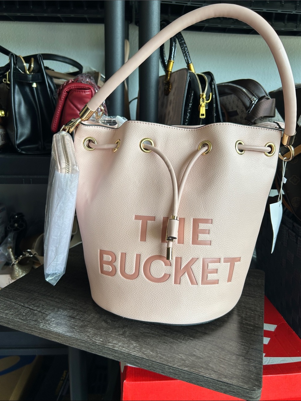 The Bucket Women's Bucket Bag - Blush Pink